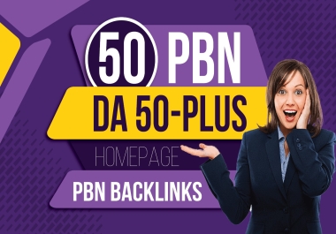 50 Premium PBN BACKLINKS DA/PA 70-50 Google Smasher Links