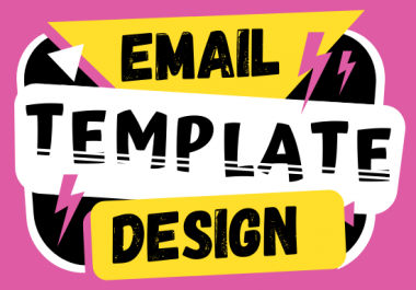 I will design html responsive email template or newsletter