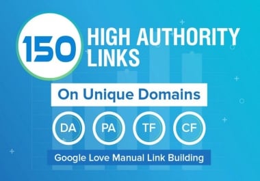 I will build 150 SEO backlinks service for google top ranking