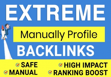 I will do 250 high da profile backlinks manually for SEO ranking
