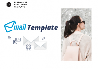 Design an awesome responsive HTML email template for your business or events or shop