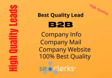 Get best quality company leads from verified list