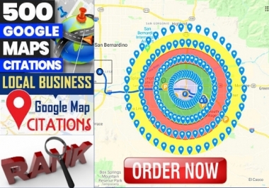 I will do 500 map citation in 24 hours for rank in google my business