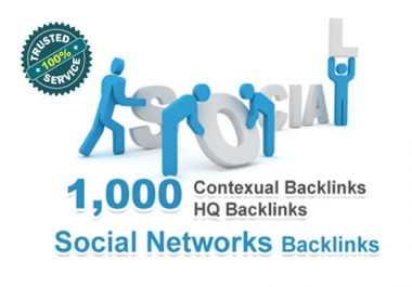 Get 1000 Contextual backlinks from social networks articles