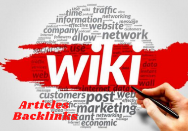 Get 330+ High Quality Wiki articles contextual backlinks