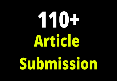 Get 100+ Article Directory Submission backlinks - Top Google Ranking