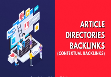 Get 500 Article Directories Backlinks contextual backlinks