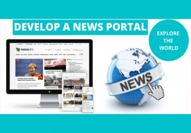 I will design and develop news portal