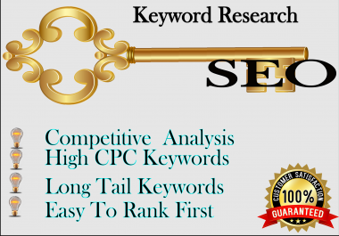 will do excellent SEO keyword research and competitor analysis