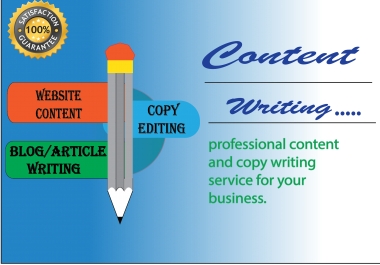 Do best writing 6x1500 words article writing or content writing for any topic.