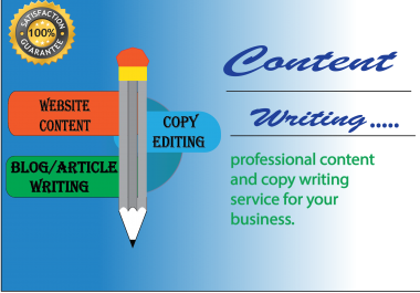Do best writing 6x1500 words article writing or content writing for any topic.