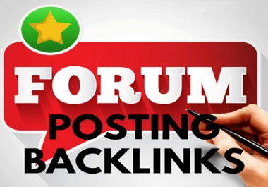 Provide 1000 forum Posting backlinks