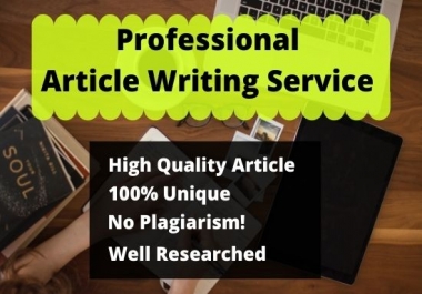 I will provide 1000 words Article writing for your blog