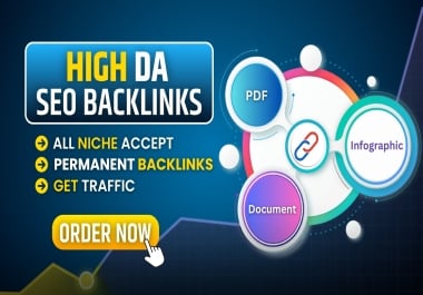 Get SEO Backlinks From Infographic,  Document,  PDF Submission by High DA Sites