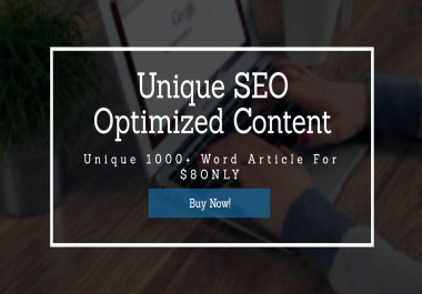 Unique 1000+ word SEO content