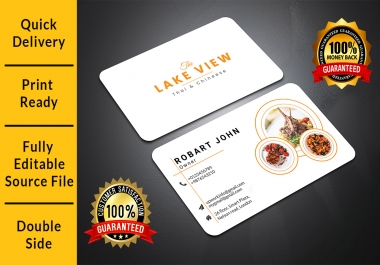 I will design your 2 sided professional business card