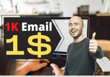I Will Provide Valid and targeted Bulk Email and marketing with Mailchimp