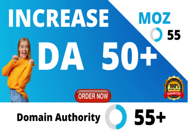 I will increase domain authority moz DA 50+