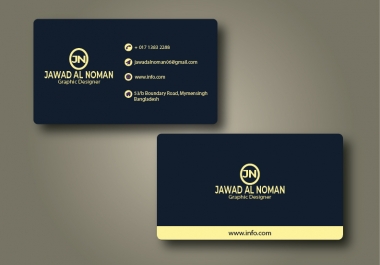 I will make professional Business Card designe