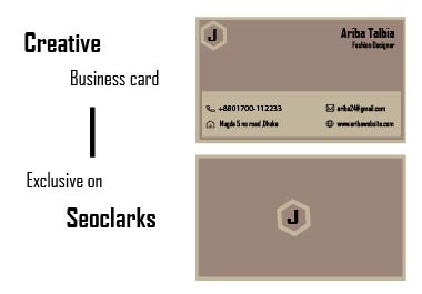 I will create luxury Business card
