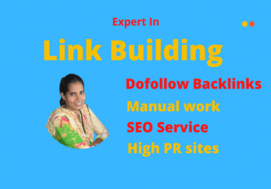I will do high PR do-follow profile back-link,  link building