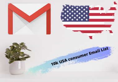 Just 10k USA consumer email list for you