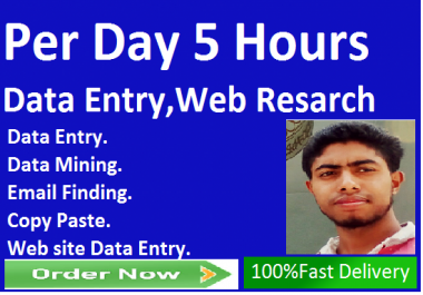I will do perfectly Data entry, copy paste, lead generation and Web resarch.
