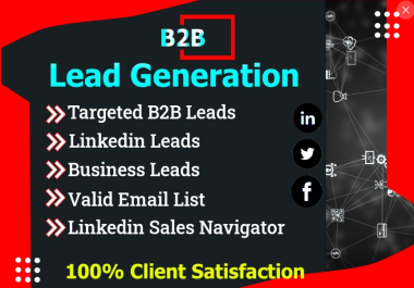 Accept Paypal do lead generation data entry,  linkedin email list building