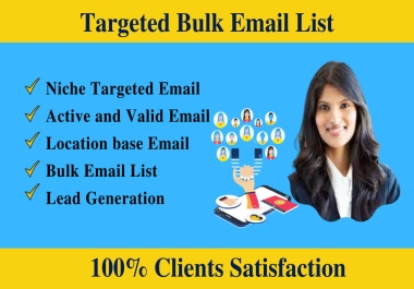 Collect niche targeted bulk email list for email marketing