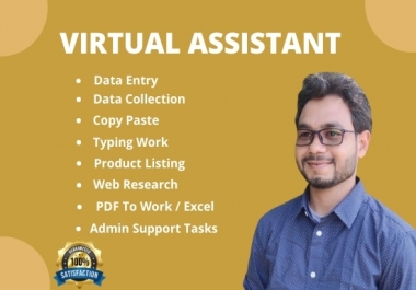 do data entry,  data scraping,  copy paste jobs,  typing work