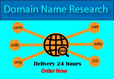 I will research unique and branded domain name for your Business