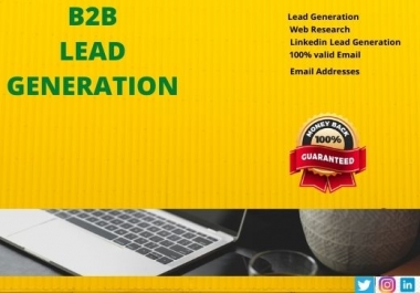 I will do targeted b2b lead generation and build contacts list