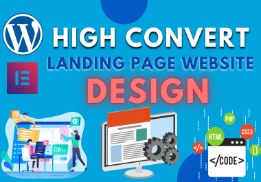 I will make wordprss website with elementor pro