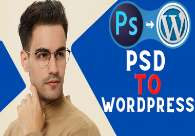 I will convert PSD to responsive Wordpress website