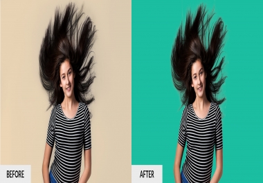 I will remove background from any kinds of image in 7 minute