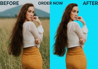 I will remove background of 4 photos