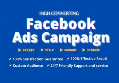 I will setup profitable facebook instagram ads campaign for your business