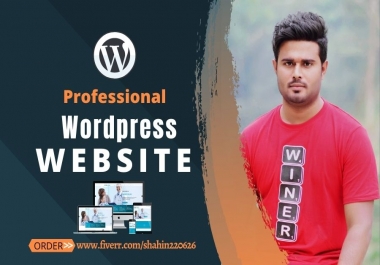 I will create professional and responsive WordPress website, blog site, Woo-Commerce Store 