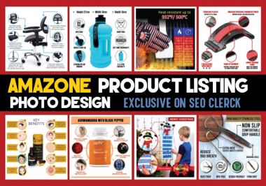 design amazon product listing images, amazon product infographic, image editing