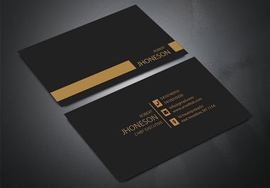 I will do luxury and professional business card design