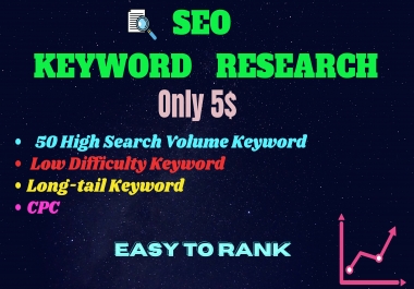 I will do the best SEO Keyword Research