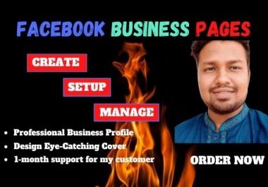 I Will Create,  Setup and Manage Your Facebook Business Page