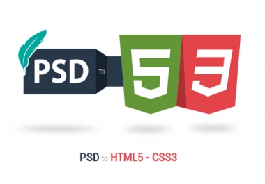 I will convert PSD to HTML responsive for you