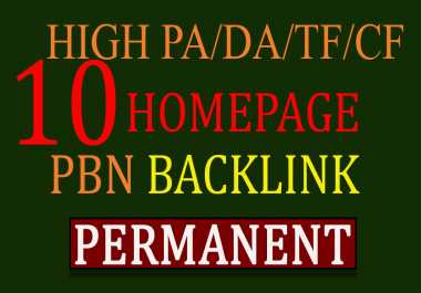 make 10 high quality pbn backlinks