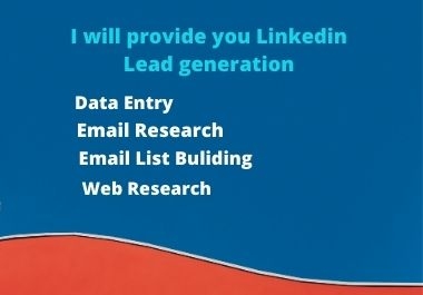 I will provide your Linkedin lead generation