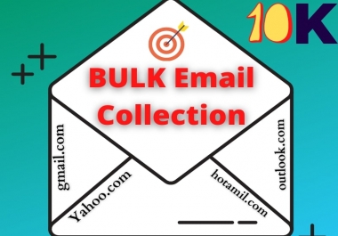 10k Targeted Valid Bulk Email Collection