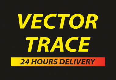 I will vector trace,  vectorize,  convert logo to vector