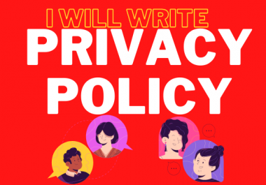 Privacy Policy Writing Service unique