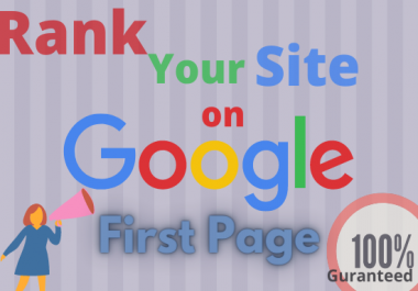 Offer you ensured Google first page ranking with best Link building service.