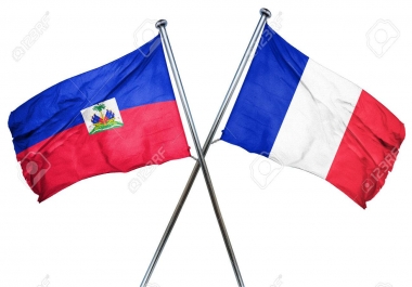I will translate manually your French document into Haitian Creole and vice versa
